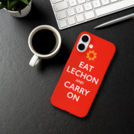 Filipino-Version 'Lechon' von Keep Calm and Carry  iPhone 16 Plus Hülle
