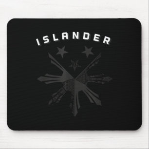 Filipino Warrior Hawaiian Polynesischer Stammestat Mousepad
