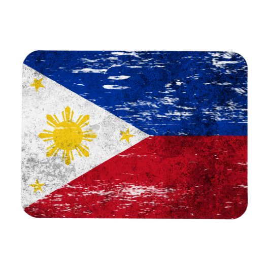 Filipinoflagge Magnet (Horizontal)