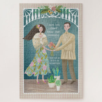 Filipinoisches Hochzeitspaarpuzzle Puzzle