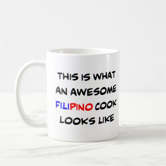 Filipinokoch, phantastisch kaffeetasse (Links)