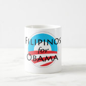 Filipinos für Obama Kaffeetasse (Mittel)