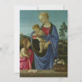 Filippino Lippi - Die Jungfrau und das Kind mit He Einladung (Vorderseite)