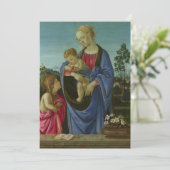 Filippino Lippi - Die Jungfrau und das Kind mit He Einladung (Stehend Vorderseite)