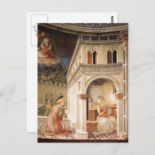 Filippo Lippi: Ankündigung Postkarte (Vorne/Hinten)