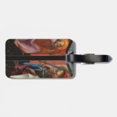 Filippo Lippi-Heiliges Anthony und Erzengel Gepäckanhänger (Rückseite horizontal)