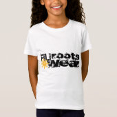 filirootswear b/w Mädchen T-Shirt (Vorderseite)