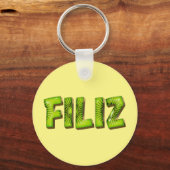 Filiz Name Kiwi Design Schlüsselanhänger (Vorderseite)