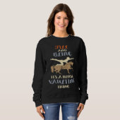 Fill And Bling Horse Vaulting Thing Horseback Acro Sweatshirt (Vorne ganz)
