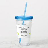 Fill and Chill 2 Parrot Tumbler Acryltrinkbecher (Rückseite)