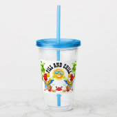 Fill and Chill Parrot Tumbler Acryltrinkbecher (Vorderseite)