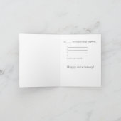 Fill in The Blank Anniversary Karte (Innenseite)