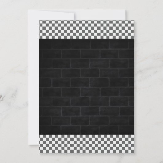 Fill Kids Boy Cars Cool Monster Truck 1. Geburtsta Einladung (Rückseite)