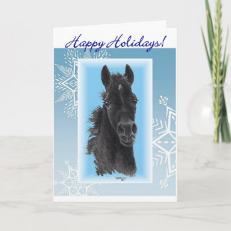 Fill mit Snowflakes Weihnachtskarte Feiertagskarte