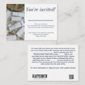 Fillable Pop-Up-Einladung Begleitkarte (Vorne/Hinten)