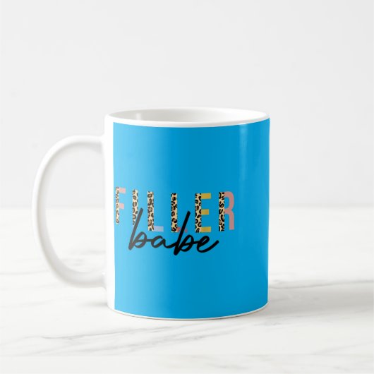 Filler Babe Leopard Dermal Filler Krankenschwester Kaffeetasse (Links)