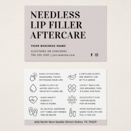 Filler Esthetician Aftercare