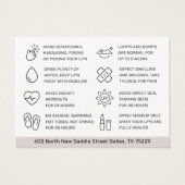 Filler Esthetician Aftercare (Rückseite)