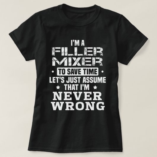 Filler Mixer T-Shirt (Design vorne)