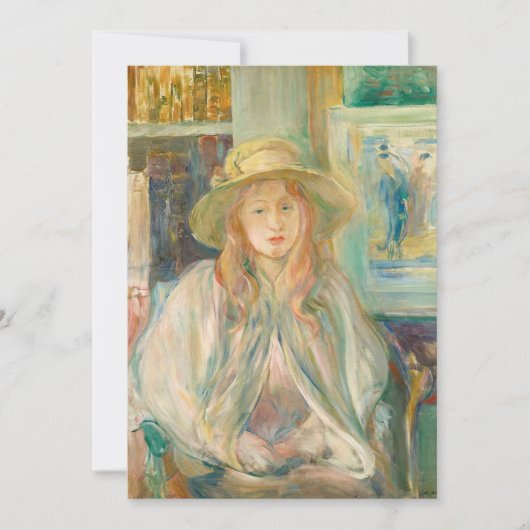 Fillette au Chapeau de Paille | Berthe Morisot (Vorderseite)