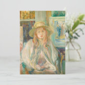 Fillette au Chapeau de Paille | Berthe Morisot (Stehend Vorderseite)