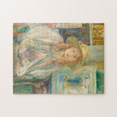 Fillette au Chapeau de Paille | Berthe Morisot Puzzle (Horizontal)