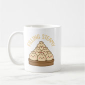 Filling Steamy - Funny Dumpling Kaffeetasse (Links)