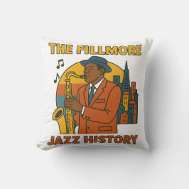 Fillmore Jazz History Throw Kissen