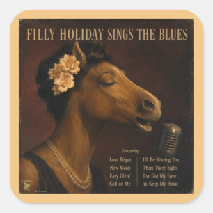 Filly Holiday Album: eine Parodie Quadratischer Aufkleber