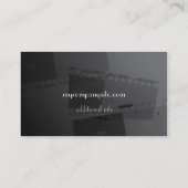 Film-Art-Visitenkarte Visitenkarte (Rückseite)