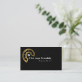 Film Business Card Design Metallic Gold Film Strip Visitenkarte (Stehend Vorderseite)