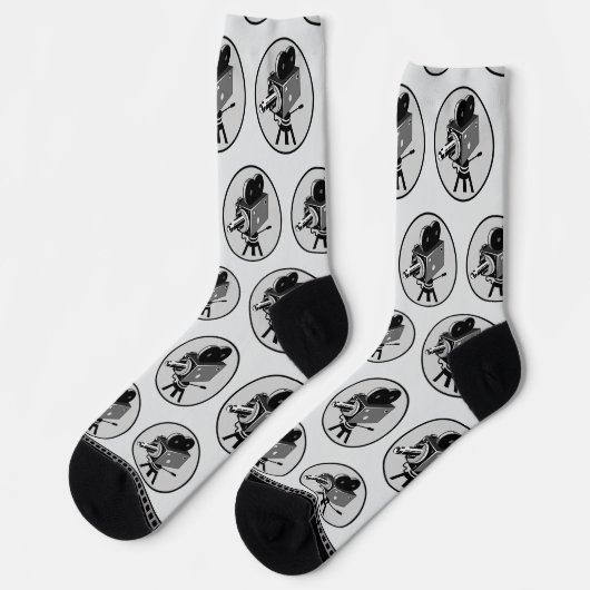 "FILM Camera" Graphic Socks Socken (Linkes Detail)