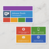 Film Cinematographin - Creative Modern Metro Style Visitenkarte (Vorne/Hinten)