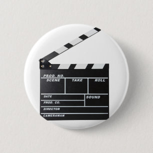 Film clapperboard button
