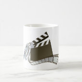 Film clapperboard und Filmspule Kaffeetasse (Mittel)
