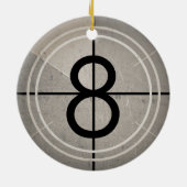 Film-Count-down-Verzierung Keramikornament (Hinten)