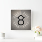 Film Countdown Wall Clock Quadratische Wanduhr (Zuhause)