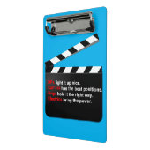 Film Crew CLAP für den Direktor ist er BOSS Mini Klemmbrett (Gewinkelt2)