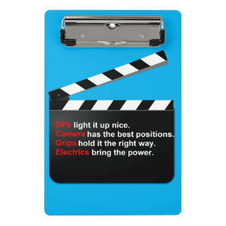 Film Crew CLAP für den Direktor ist er BOSS Mini Klemmbrett