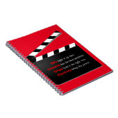 Film Crew DIRECTOR ist ein Wrap Notizblock (Rechte Seite)