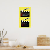 Film-Crew Set auf neue Movie-Idee, an Bord? Poster (Küche)