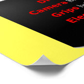 Film-Crew Set auf neue Movie-Idee, an Bord? Poster (Ecke)