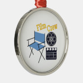 Film-Crew Silbernes Ornament (Rechts)