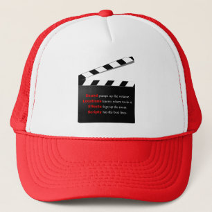 Film Crew SOUND ab Hut und geben Clap for Truckerkappe