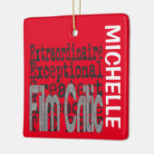 Film Critic Extraordinaire CUSTOM Keramikornament (Links)