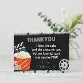 FILM DANKEN IHNEN ZU KARDIEREN DANKESKARTE (Stehend Vorderseite)