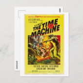 Film der Zeitmaschine der 60er Jahre Postkarte (Vorne/Hinten)