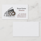 Film Director Camera Screwdriver Actor Cinema Visitenkarte (Vorne/Hinten)