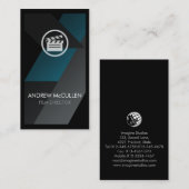 Film Director Clapperboard Icon Visitenkarte (Vorne/Hinten)