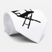 Film-Direktor Krawatte (weiß) (Gerollt)